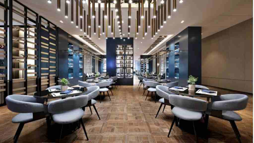 【餐廳家具】青島創(chuàng)智君亭酒店